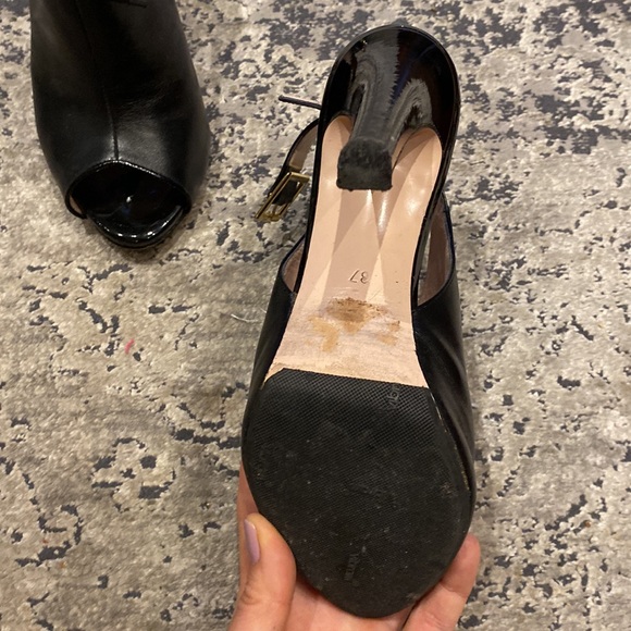 Red Valentino high heel sling back shoes size 37 great condition - Picture 3 of 3